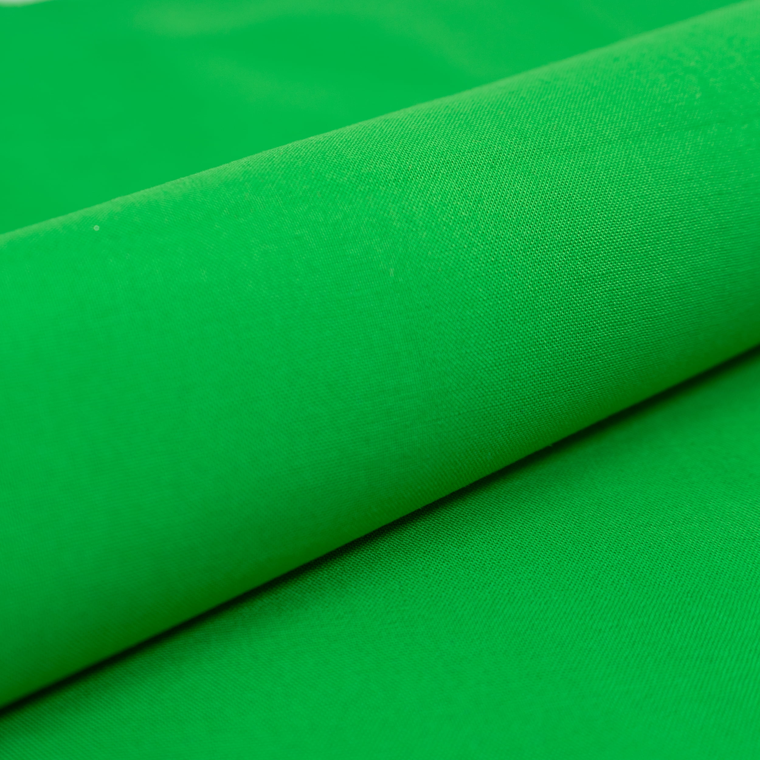 SINGER Christmas Collection 44" 100% Cotton Solid Print Sewing & Craft Fabric 8 yd By the Bolt, Green