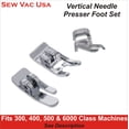 thumbnail image 1 of SINGER Compatible Presser Foot Set Fits All Singer Vertical Needle Machines In Description, 1 of 1