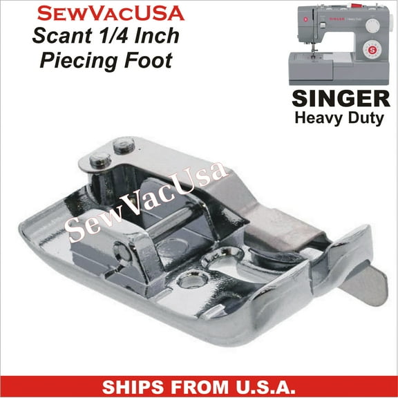 SINGER Compatible Scant 1/4 Inch Foot For SINGER Heavy Duty Models & More See Description