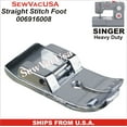 thumbnail image 1 of SINGER Compatible Straight Stitch Foot 006016008 For SINGER Heavy Duty Model 4111 & More See Description, 1 of 1