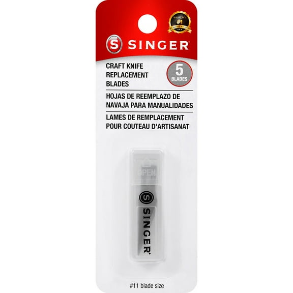 SINGER Craft Knife Replacement #11 Blades, Pack of 5