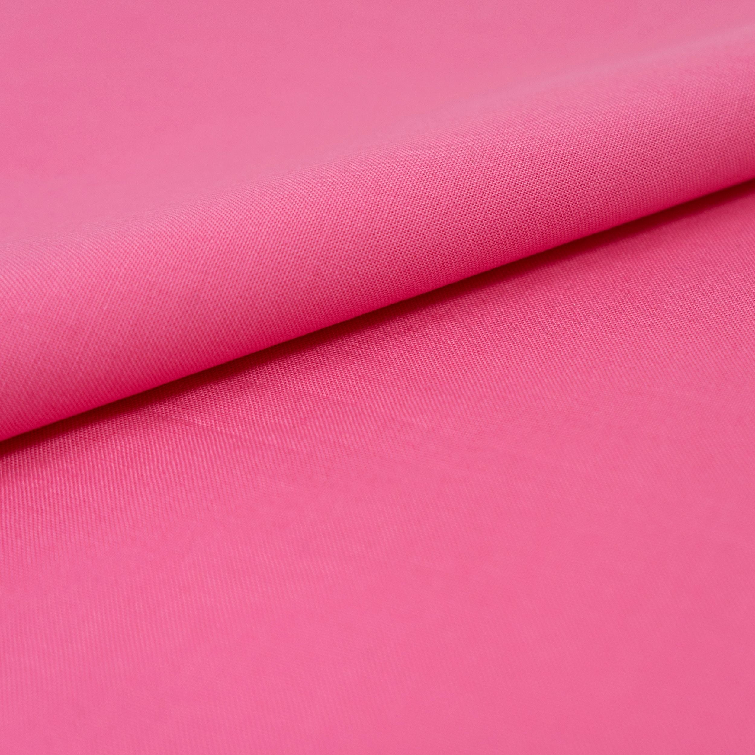 SINGER FABRICS - 100% Cotton, Craft Quilting, 44" x 8 yards cut, by bolt, Solid Barbie Pink, Precut Fabric