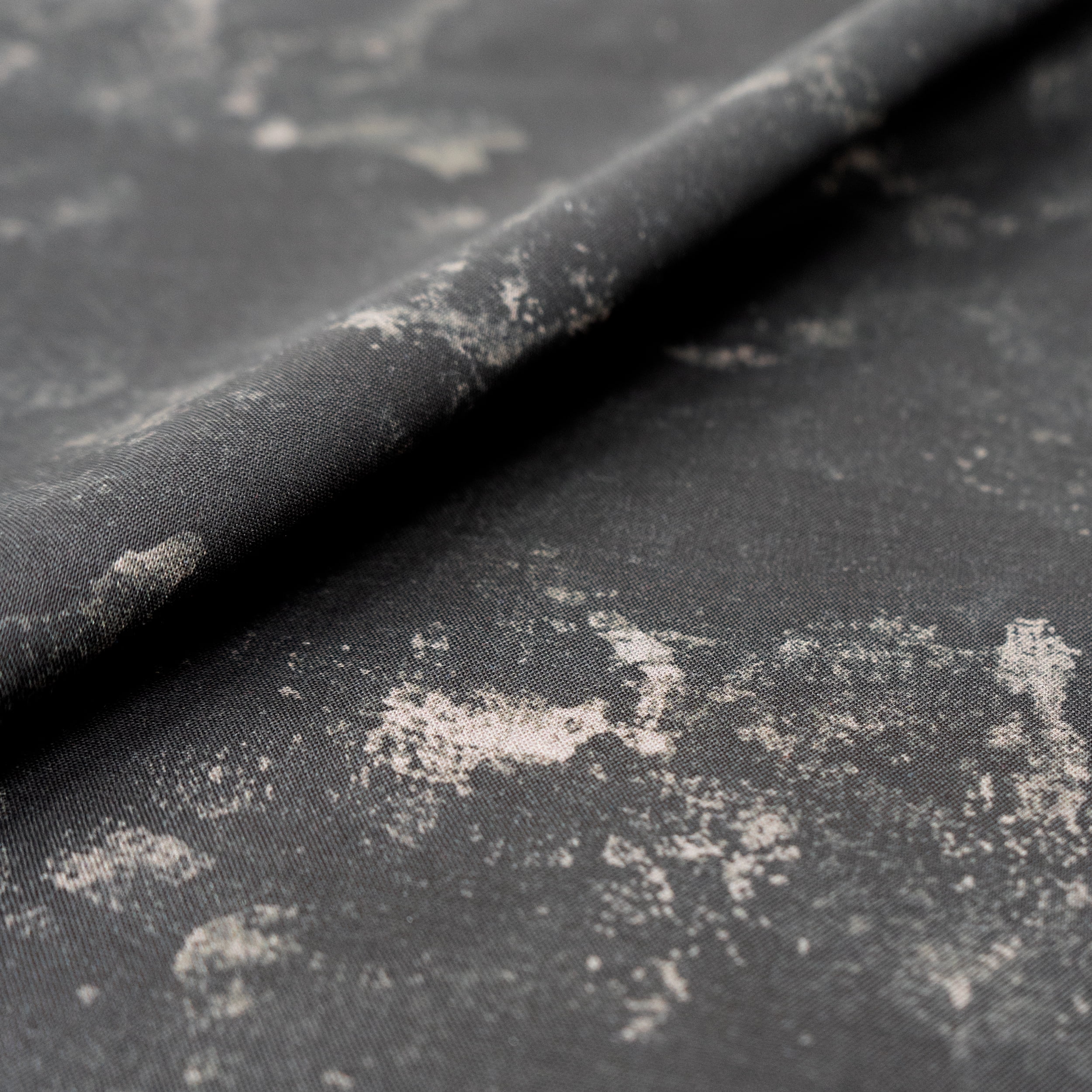 SINGER FABRICS - 100% Cotton Print, Craft Quilting, 44" x 8 Yards, Grunge Tonal Black, Precut Fabric