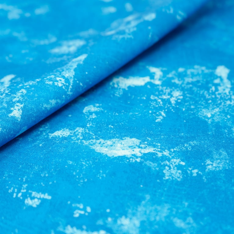 Mermaids 44 inch 100% Cotton Fabric One-Yard Precut, Blue, Size: 1 Yard x 44