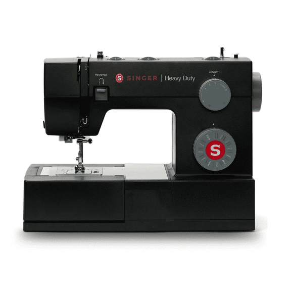SINGER Heavy Duty 4432 High-Speed Black Sewing Machine with Accessory Kit | Strong Motor with Enhanced Piercing Power, 110 Stitch Applications, Full Metal frame, 1-step Buttonhole & LED Light