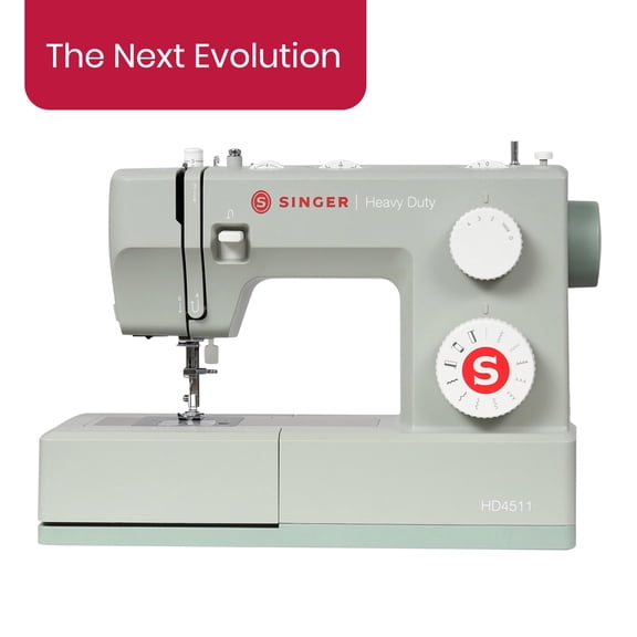 SINGER® Heavy Duty 4511™ Next Evolution Sewing Machine with Accessories, 11 Built-In Stitches, New DC Motor for More Power & Speed