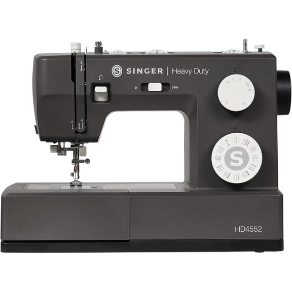 SINGER® Heavy Duty 4552™ Next Evolution Sewing Machine, Bonus Presser Feet, 32 Stitches deliver 110 Applications, New DC Motor for More Power & Speed