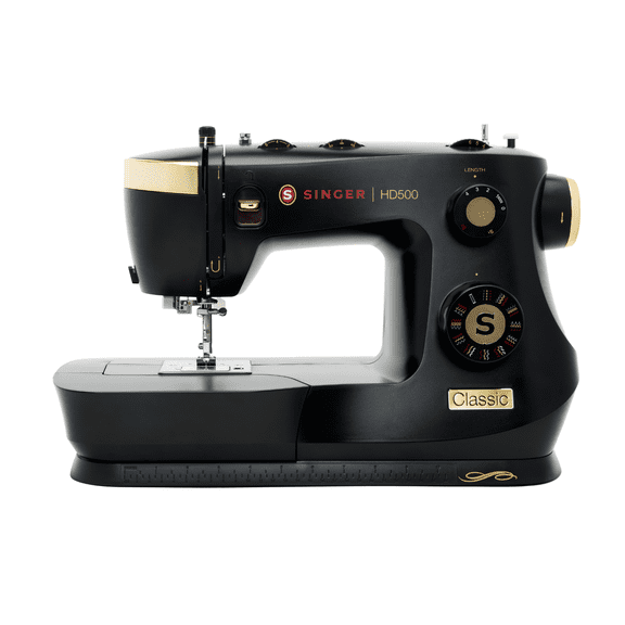 Open Box SINGER Heavy Duty 500 Classic Sewing Machine with Accessory Kit | Strong Motor with Enhanced Piercing Power | 23 Built-In Stitches | Full Metal frame | 1-step Buttonhole & LED Light
