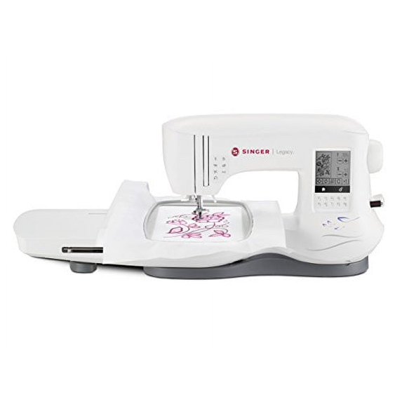 SINGER | Legacy SE300 Embroidery Machine with 200 Built-In Embroideries, LCD Touch Screen, & 250 Built-In Stitches - Sewing Made Easy