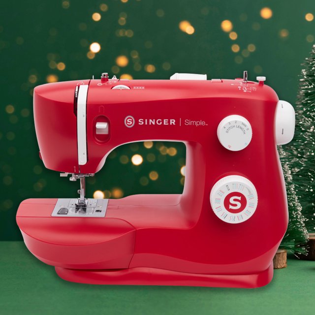 SINGER® Simple™ 3337 Mechanical Sewing Machine, Red
