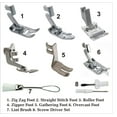 thumbnail image 1 of SINGER Slant Needle Sewing Machine Presser Foot Set, 1 of 1