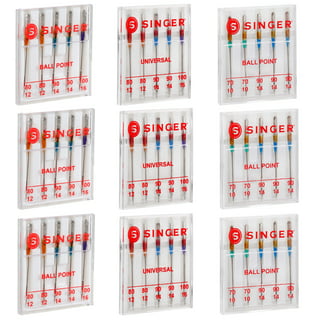 Pack of 5 Janome Purple Tip Needles #859438007 for Home Sewing Machines, Size: 90