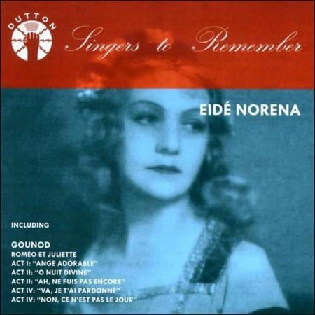 SINGERS TO REMEMBER: EID‚ NORENA