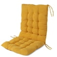 thumbnail image 1 of SINGES Rocking Chair Cushion and Pads Corduroy Chair Cushion with Ties Back and Seat Cushion for Desk Chair, Dining Chairs, Kitchen Chair, Lounge Chair 17.5x39 in, 1 of 6