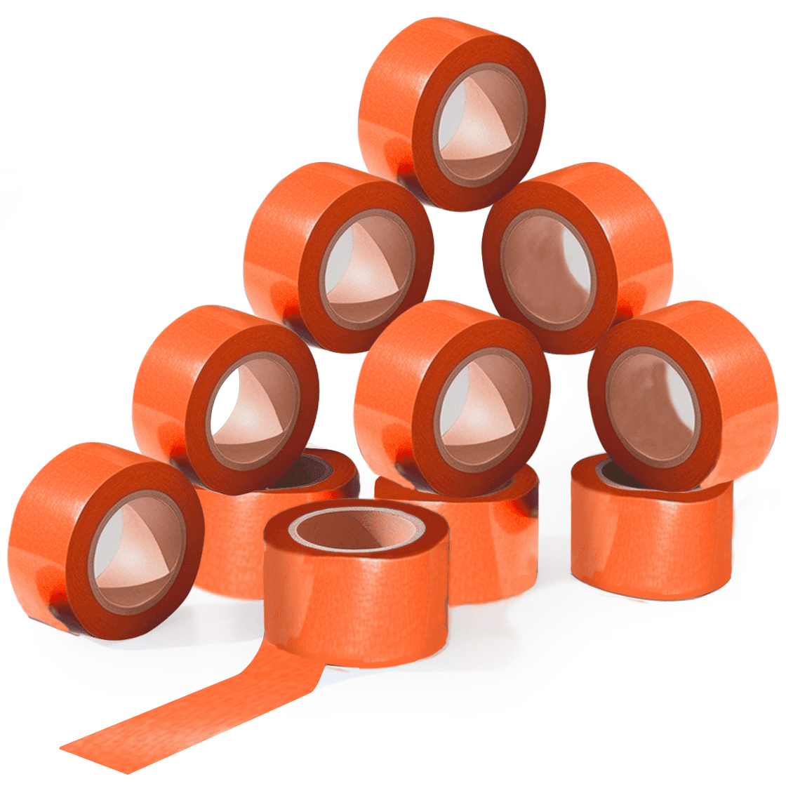 Tree Protection Flagging SINGHAL 12 Pack Orange Flagging Tape,1 Inch width 300 ft Length, Neon ...