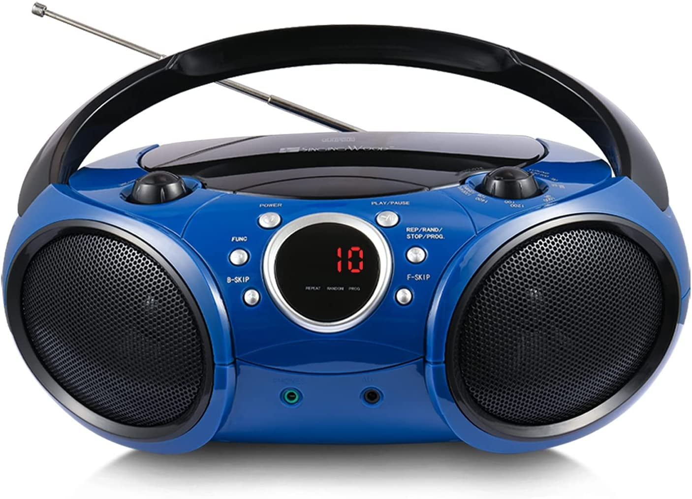 Gelielim CD Player Boombox， Portable CD Player with Bluetooth