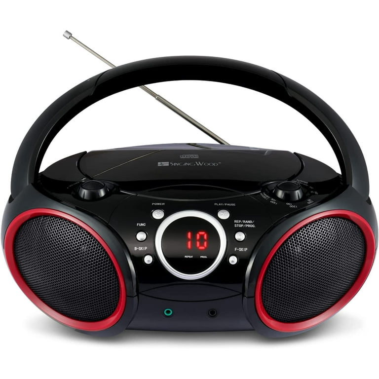 Singing Wood SBX030C Portable CD Boombox with AM/FM Radio