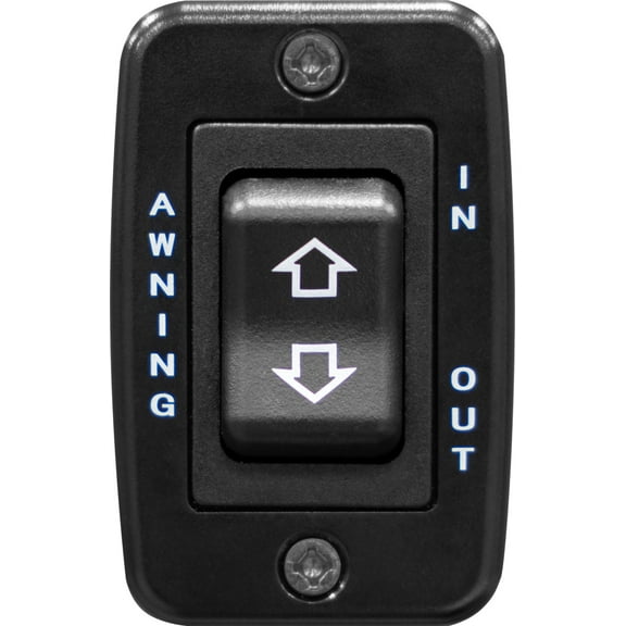 SINGLE AWNING SWITCH ASSEMBLY WITH