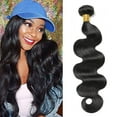 thumbnail image 1 of SINGLE BEST 10A Grade Human Hair Bundles 100% Unprocessed Brazilian Virgin Body Wave Wig 18 Inch (Single Bundle) C80, 1 of 3