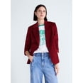 thumbnail image 1 of Free Assembly Women's and Women's Plus The Belmont Single Breasted Corduroy Blazer, Sizes XS-4X, 1 of 6