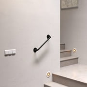 pamo Hand Rail - 1.2ft - 12.9ft - Heavy Duty Industrial Pipe Hand Railings for Stairs Indoor and Outdoor I Wall Mounted Stair Railing, Hand Rail