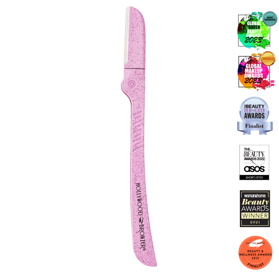 SINGLE HOLLYWOOD BROWZER® DERMAPLANER Rose Quartz
