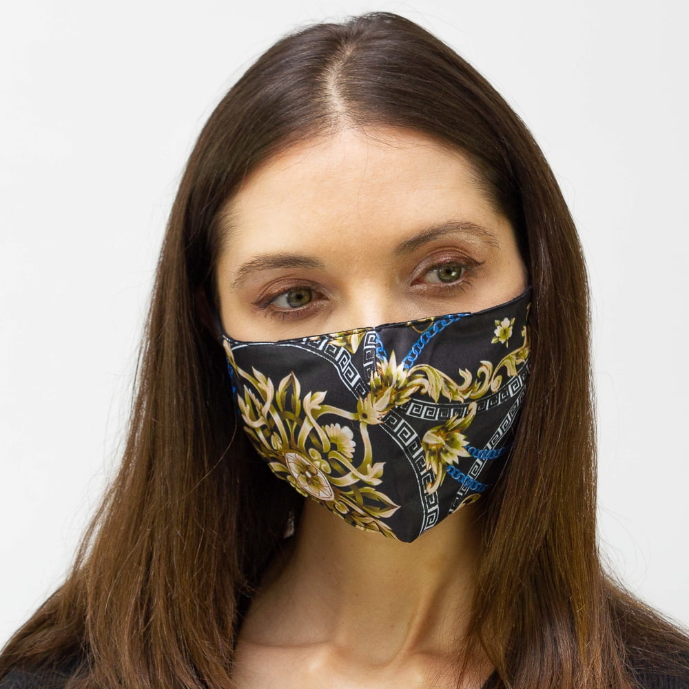 SINGLE PACK FACE MASK WITH ADJUSTABLE STRAPS AND POCKET FOR FILTER