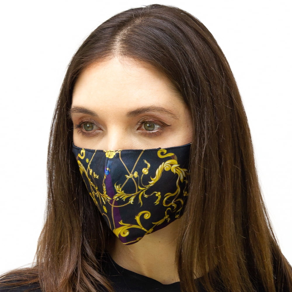 SINGLE PACK FACE MASK WITH ADJUSTABLE STRAPS AND POCKET FOR FILTER