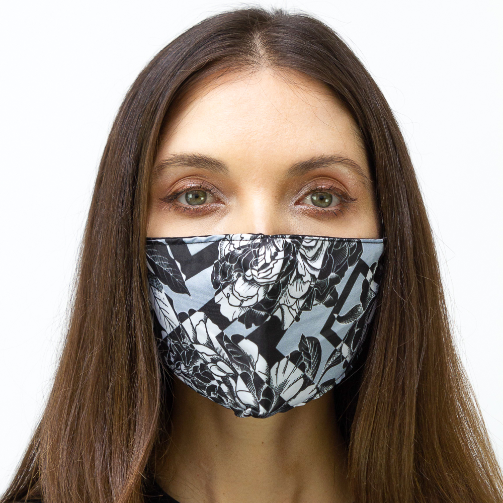 Mask With Straps Just Jamie Reusable Cotton Face Mask with Adjustable Straps and Filter ...