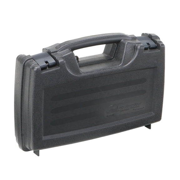 Plano Single Pistol Case with Heavy Duty Plastic Exterior and High Density Foam Interior