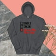 thumbnail image 1 of SINGLE TAKEN LIVING MY BEST LIFE Hoodie (Dark Heather, S), 1 of 1
