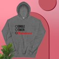 thumbnail image 1 of SINGLE-TAKEN-UNBOTHERED Hoodie (Graphite Heather, S), 1 of 1
