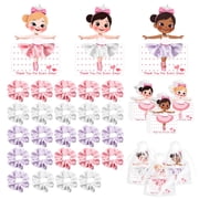 SINGOMON 24Pcs Party Gift Set, Cards with Hair Tie Combo, Birthday Gift for Womens Birthday Party Exchange Gifts, and Party Giveaways