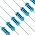 SINKITA 100PCS Copper Pin Metal Film Fixed Resistor 120 ohm 1/4W 0.25W