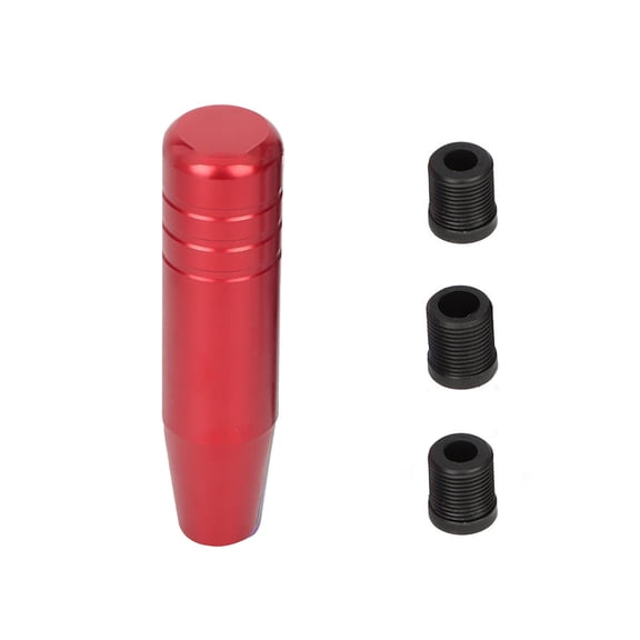 SINKITA Weighted Shift Knob Extension, Aluminum Alloy Car Shift Knobs with 3 Threaded Adapters