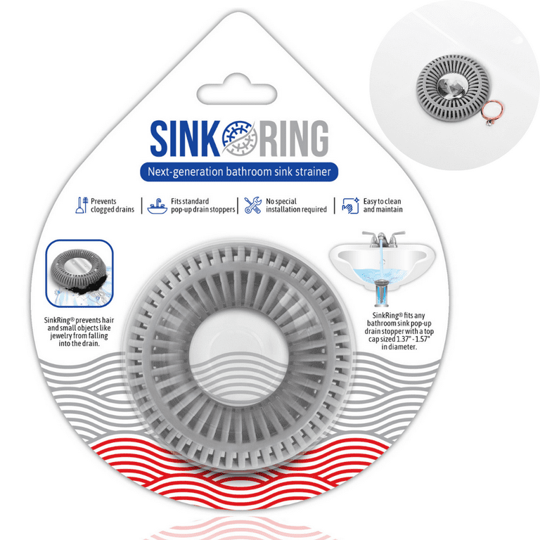 Tub Ring Hair Catcher, Best Bathtub Drain & Shower Hair Catcher, Ultimate  Pets Hair Blocker & Clog Protector, Revolutionary Tub Ring Catcher For  Shower Drains, Sinks & Bathtubs, Popup Drainage Stopper Tool