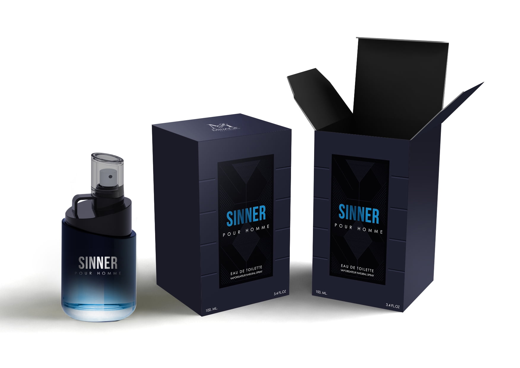 SINNER men s designer EDT cologne 3.4 oz spray Walmart