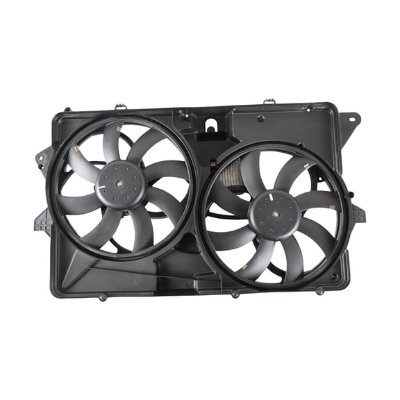 SINOCMP 1pc Radiator Dual Cooling Fan Assembly for 2009 Ford Flex 3.5L 8A8Z8C607A