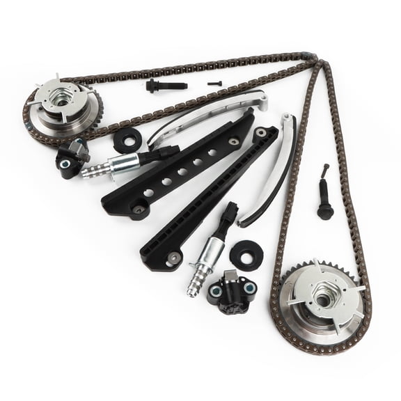 SINOCMP 1set timing kit (including oil pump accessories) CJ5E6C525AD+CJ5E6C524AD (VVT wheel OE) suitable for Land Rover Range Rover Evoque 2.0L New
