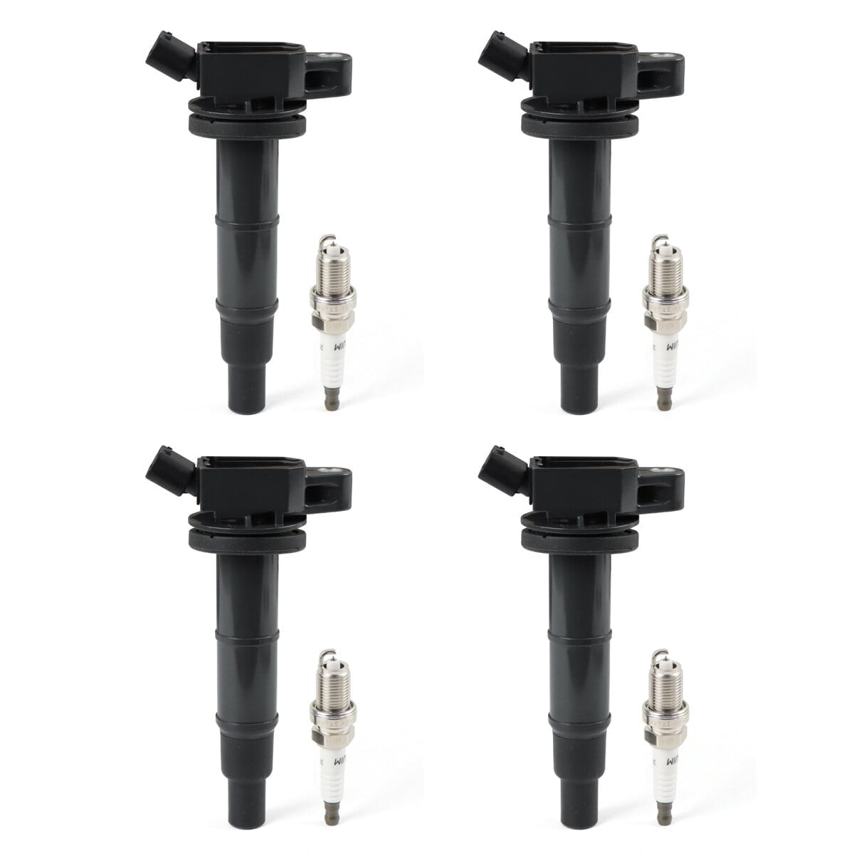 sinocmp-4pcs-uf333-ignition-coil-pack-iridium-spark-plug-compatible