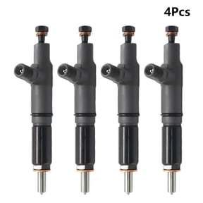 SINOCMP 4Pcs Fuel Injector 6685512 Fits for Bobcat Engine V2203 V2203MDI Tier II, Bobcat Backhoe Loader BL370 Injector Assembly Engine Excavator Common Rail Fuel Injector Replace Part