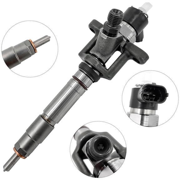 SINOCMP Fuel Injector 0445120049 ME223750 ME223002 Fits for Bosch Mitsubishi Fuso Canter FE 4M50 Engine Injector Assembly Engine Excavator Common Rail Fuel Injector Replace Part