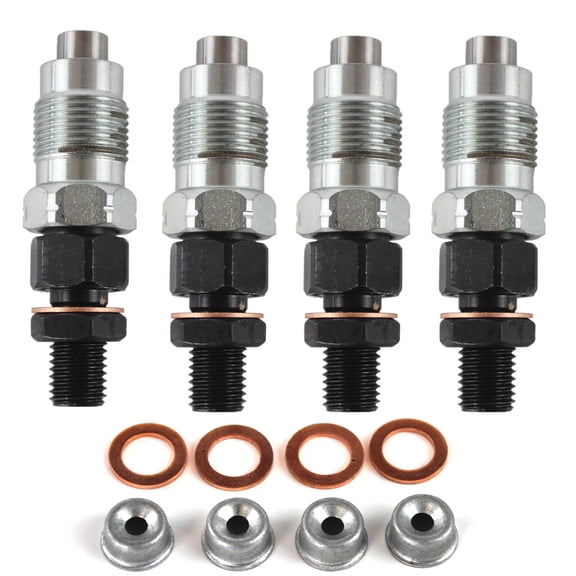 SINOCMP Fuel Injectors 4pcs fits for Kubota Engines V2203 V2003 V1903 D1703 Replace OE 16454-53905 1645453905