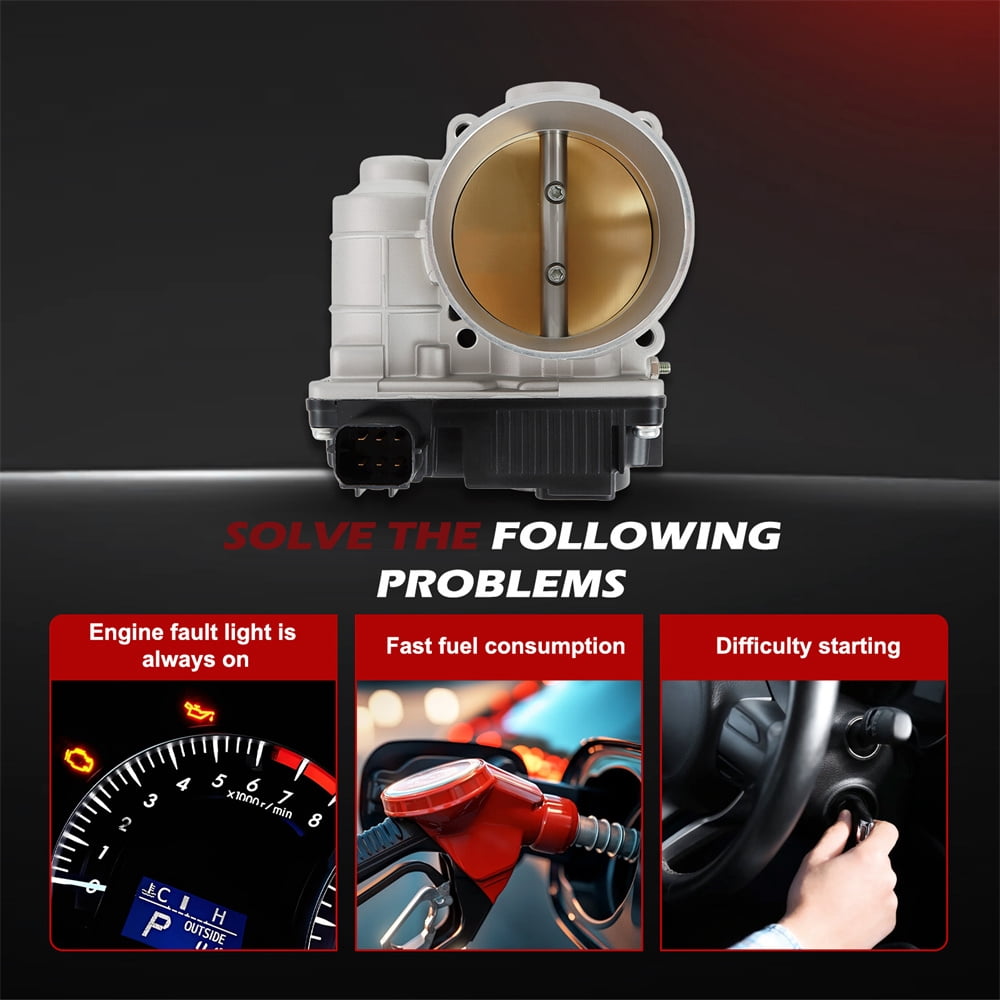 SINOCMP New Throttle Body for Nissan 350Z, Maxima, Altima, Quest, Murano 2002-2009 + Infiniti FX35, G35, I35, M35 3.5L V6-161198J103