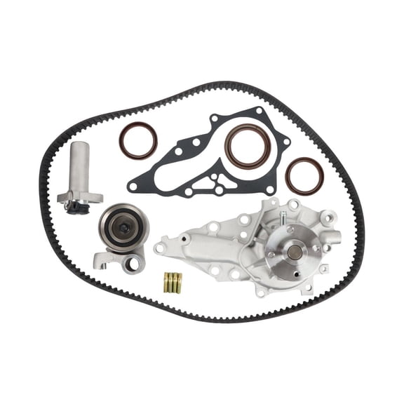 SINOCMP Timing Belt Kit with Water Pump Fits for Lexus 1998-2005 GS300 3.0L L6 Eng Code: "2JZGE", for Lexus 2001-2005 IS300 3.0L Engine Aftermarket Parts