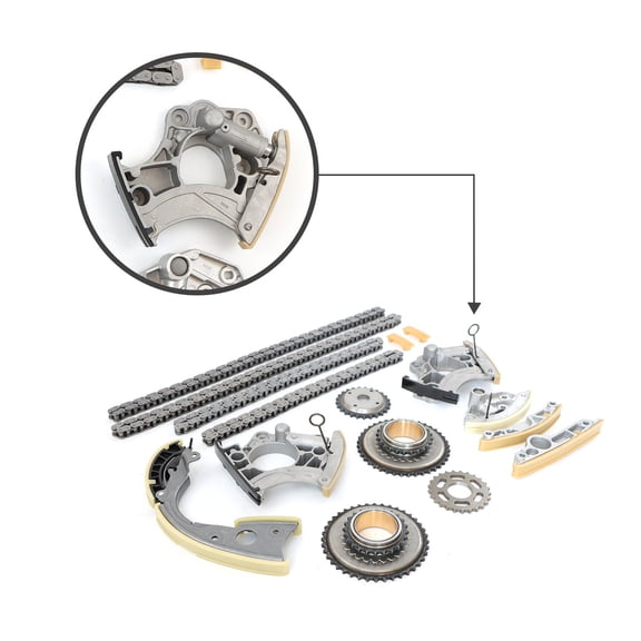 SINOCMP Timing Chain Kit-for Audi Q5 A6 3.2 3.0 V6 A8 S8 4.0 V8 CCAA CALA with Gears NEW
