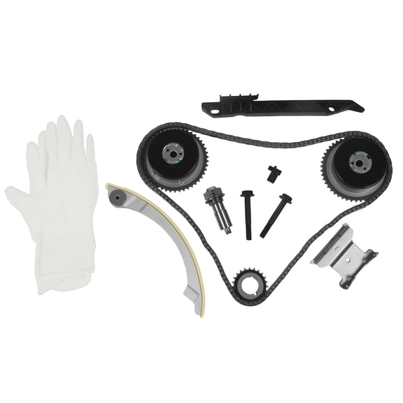 SINOCMP Timing Chain Kit-for Chevy GMC Pontiac Buick fits Equinox Verano Impala G5 LaCrosse Regal and More 9-4201SAVVT1 12621505 NEW