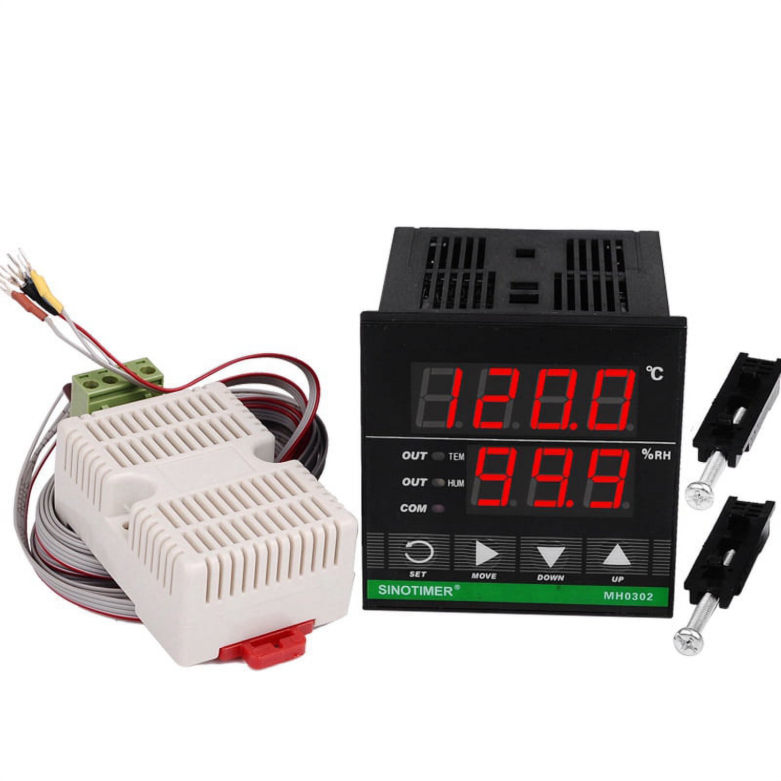SINOTIMER Temperature Humidity Controller MH0302 Panel Mounted Digital