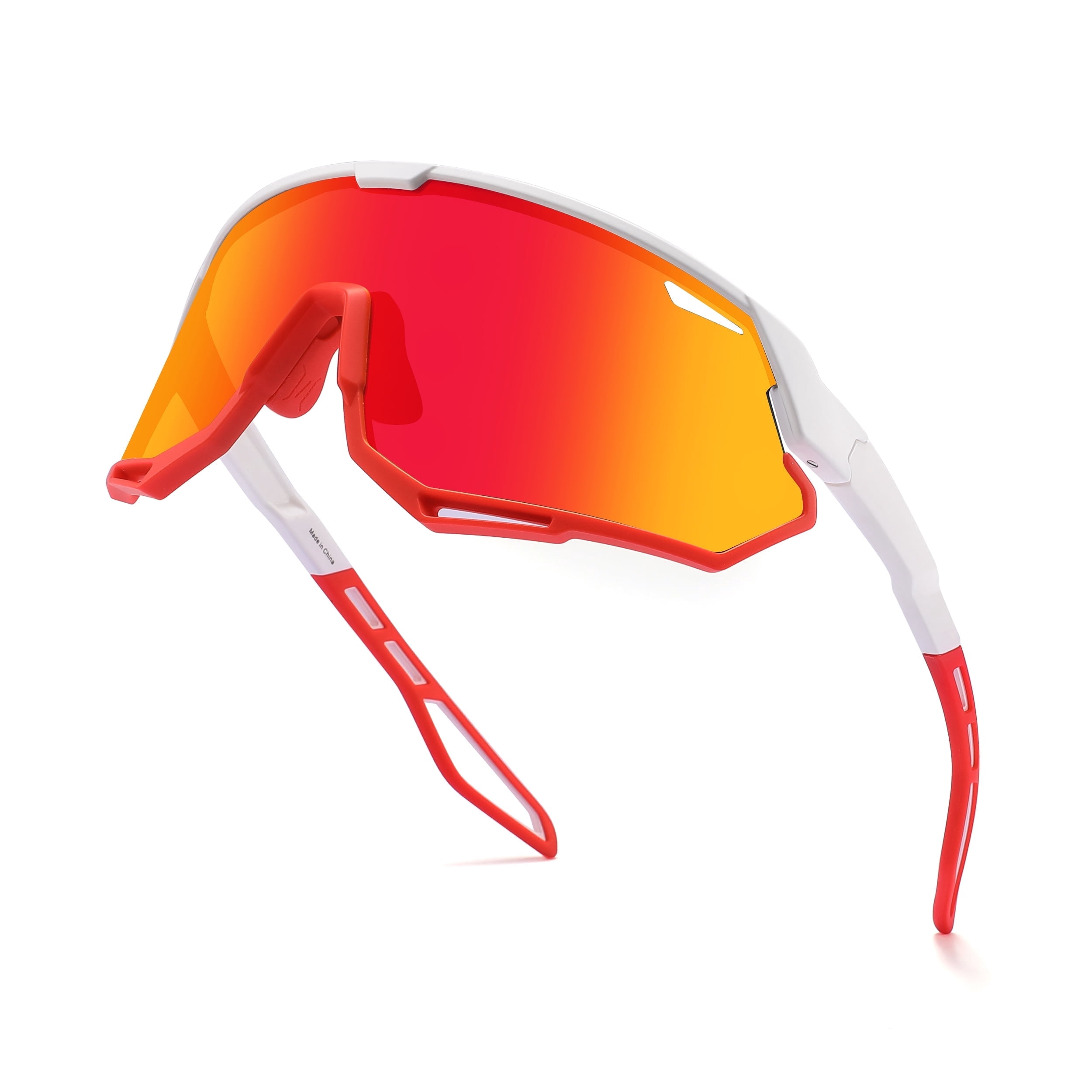 Sports Sunglasses For Men, Women & Youth - Cycling, Baseball, Running, Softball, Biking Glasses With Clear Lenses