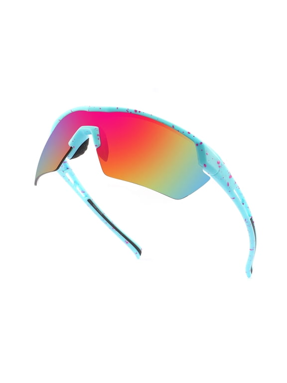 Kids Sunglasses Youth Baseball Sunglasses Lightweight UV400 Sports Cycling Sunglasses for Boys Girls